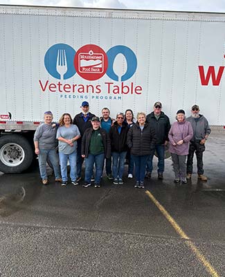 Volunteering at the Mountaineer Food Bank